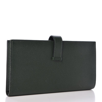 Hermes Epsom Bearn Gusset Wallet Vert Anglais 3 of 6