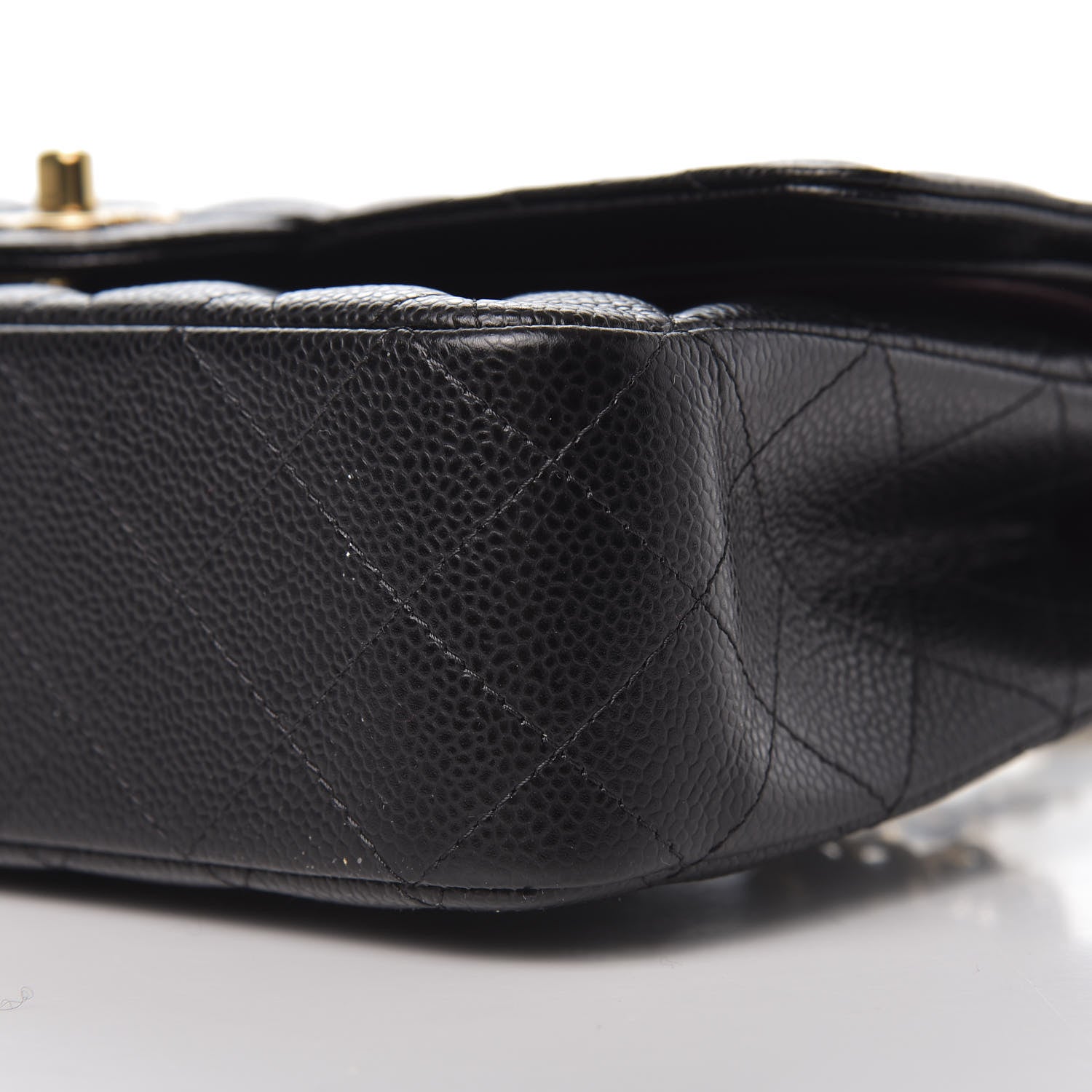 Chanel Caviar Quilted Medium Double Flap Black 9 of 11