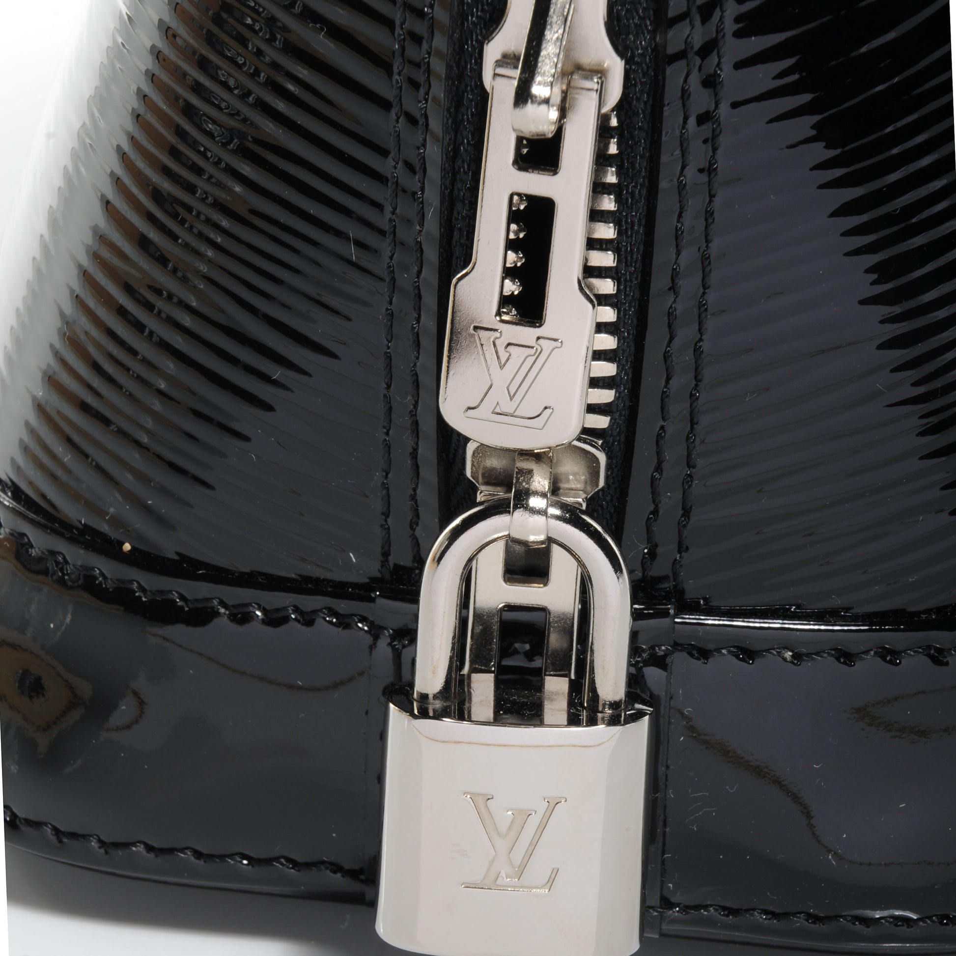 Louis Vuitton Epi Electric Alma BB Black 9 of 9