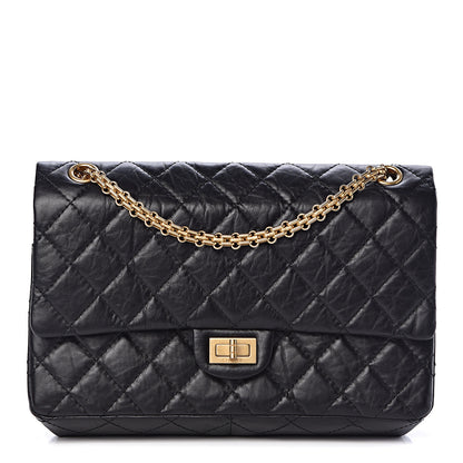 Chanel Aged Calfskin Quilted 2.55 Reissue 226 Flap Black 1 of 11