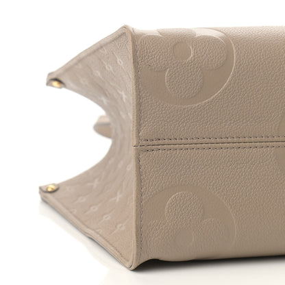 Louis Vuitton Empreinte Monogram Giant Onthego MM Tourterelle 8 of 11