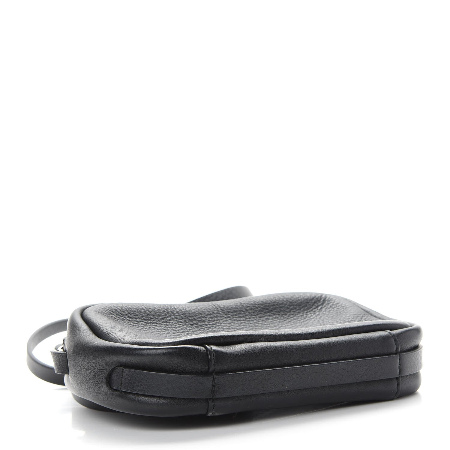 Balenciaga Calfskin Political Campaign Logo XS Camera Bag Black 4 of 8