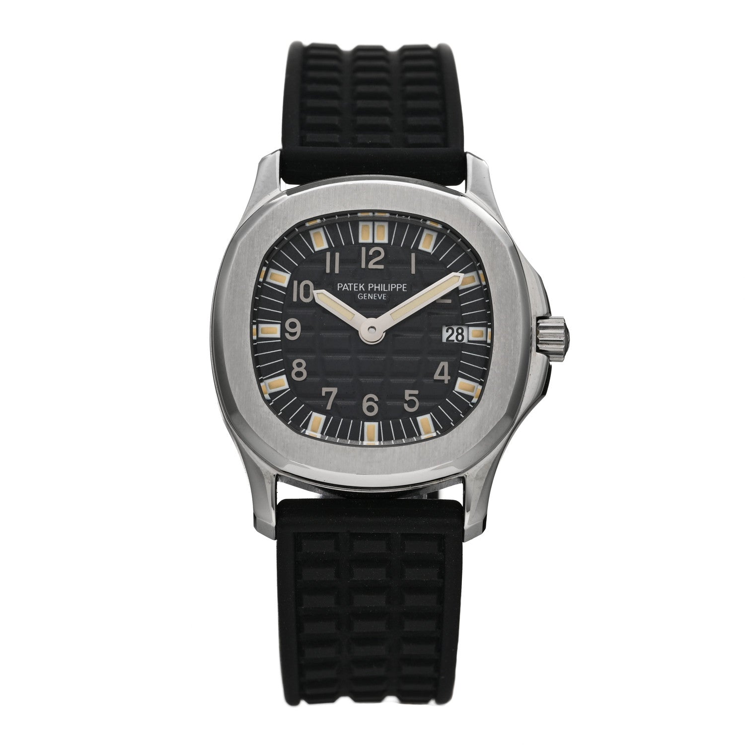 Patek Philippe Stainless Steel Rubber 28mm Aquanaut Quartz Watch Black 4960A 1 of 4