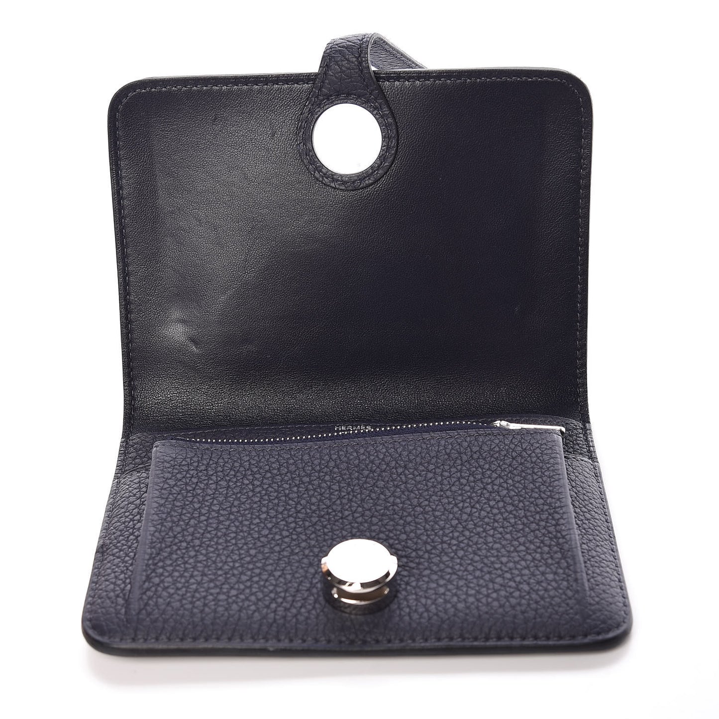 Togo Dogon Compact Wallet Bleu Nuit