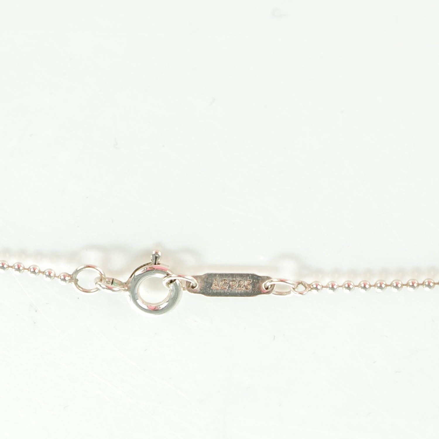 Tiffany Sterling Silver Diamond Small Daisy Key Pendant Necklace 4 of 6