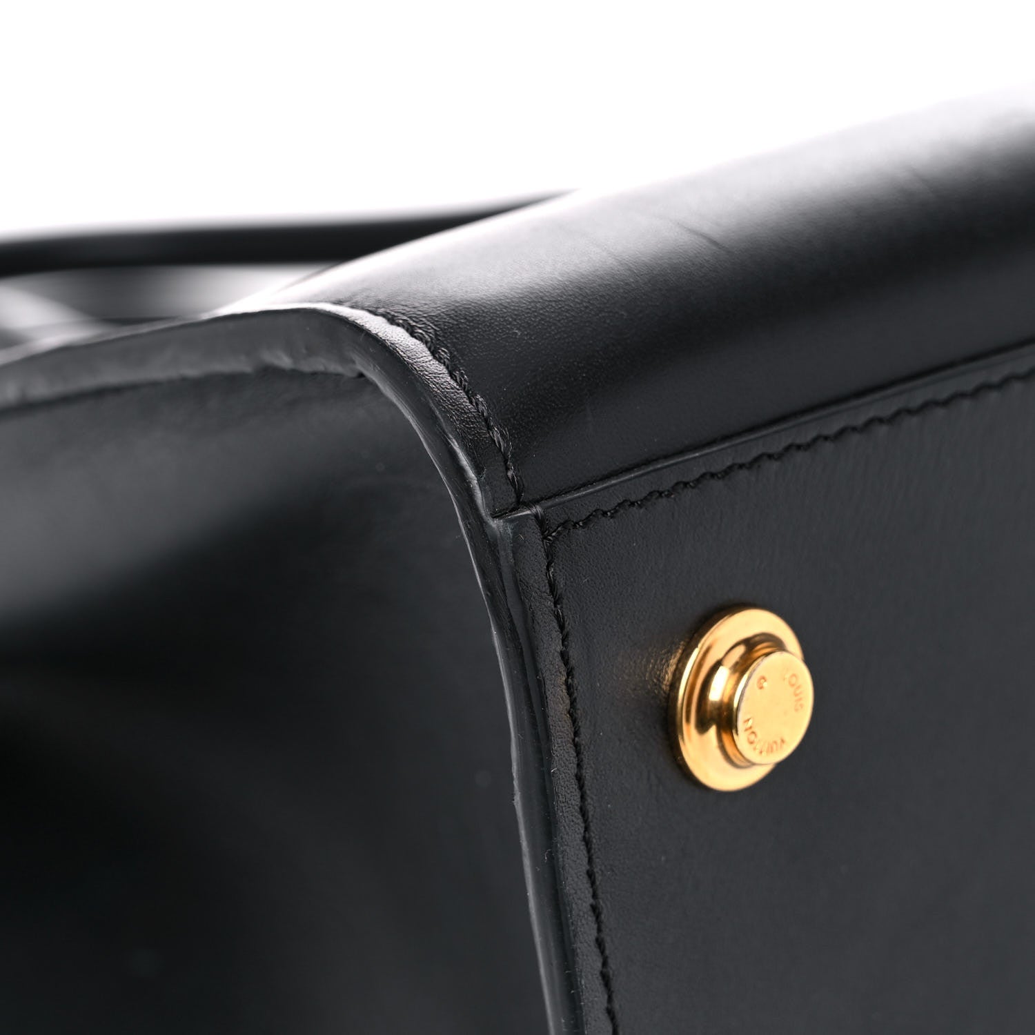 Louis Vuitton Calfskin City Steamer MM Black 10 of 20