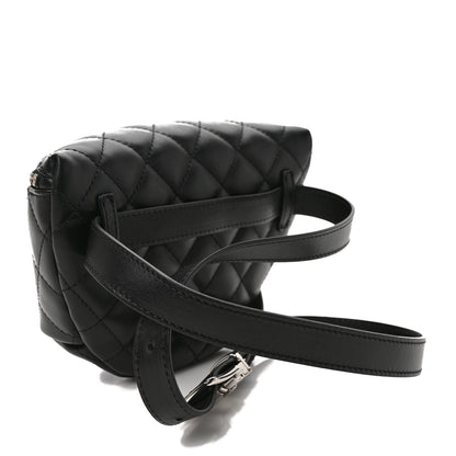 Chanel Calfskin Quilted Waist Belt Bag Black 3 of 9
