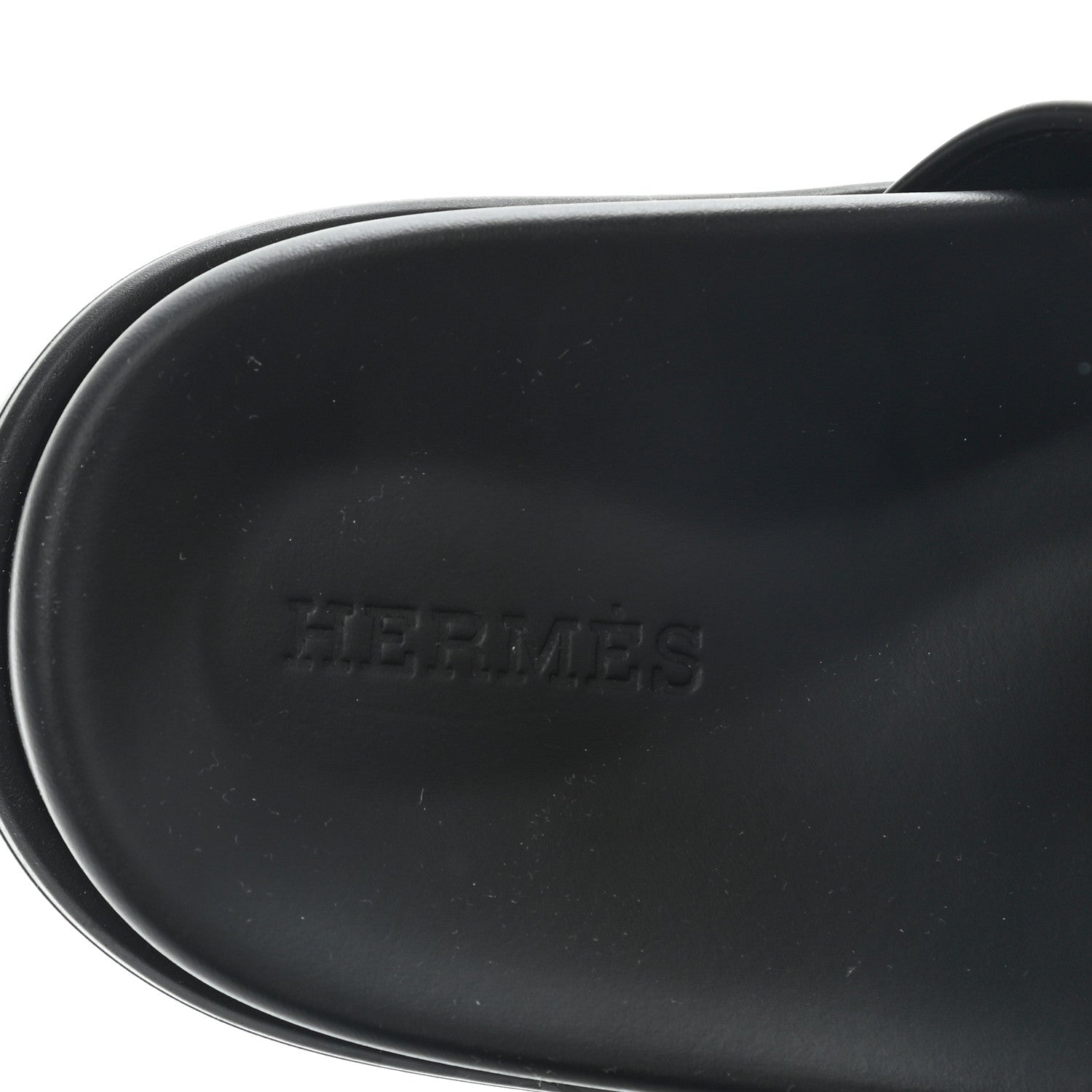 Hermes Calfskin Womens Chypre Sandals 36 Black 6 of 8