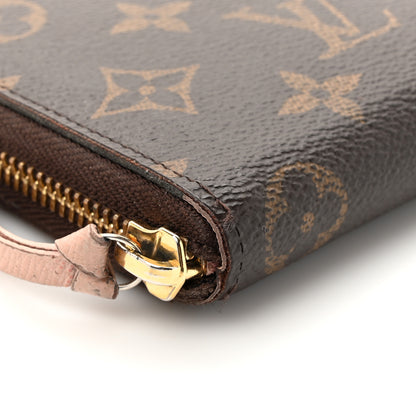 Louis Vuitton Monogram Clemence Wallet Rose Ballerine 15 of 18