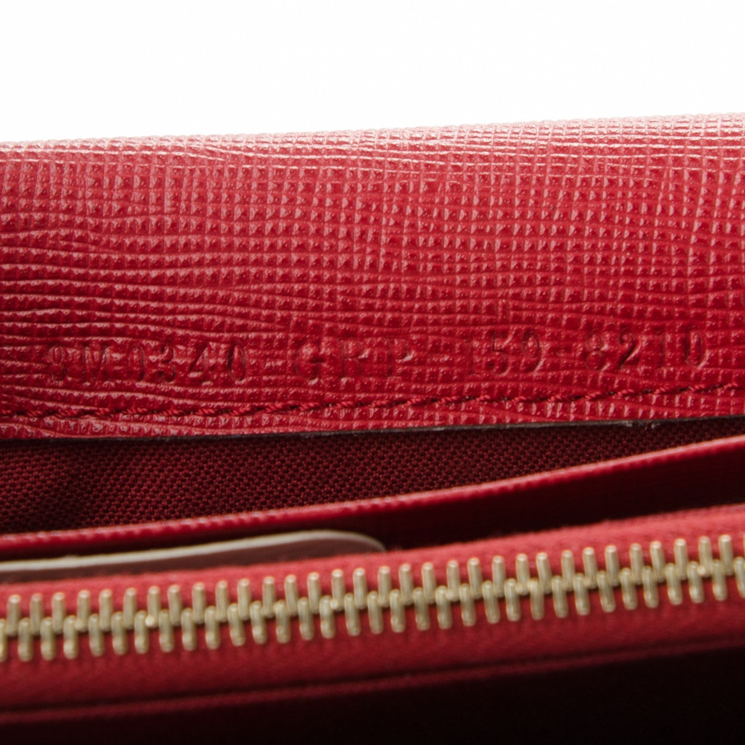 Fendi Zucca Spalmati Vitello Elite Simply Continental Wallet Tobacco Mattone 5 of 6