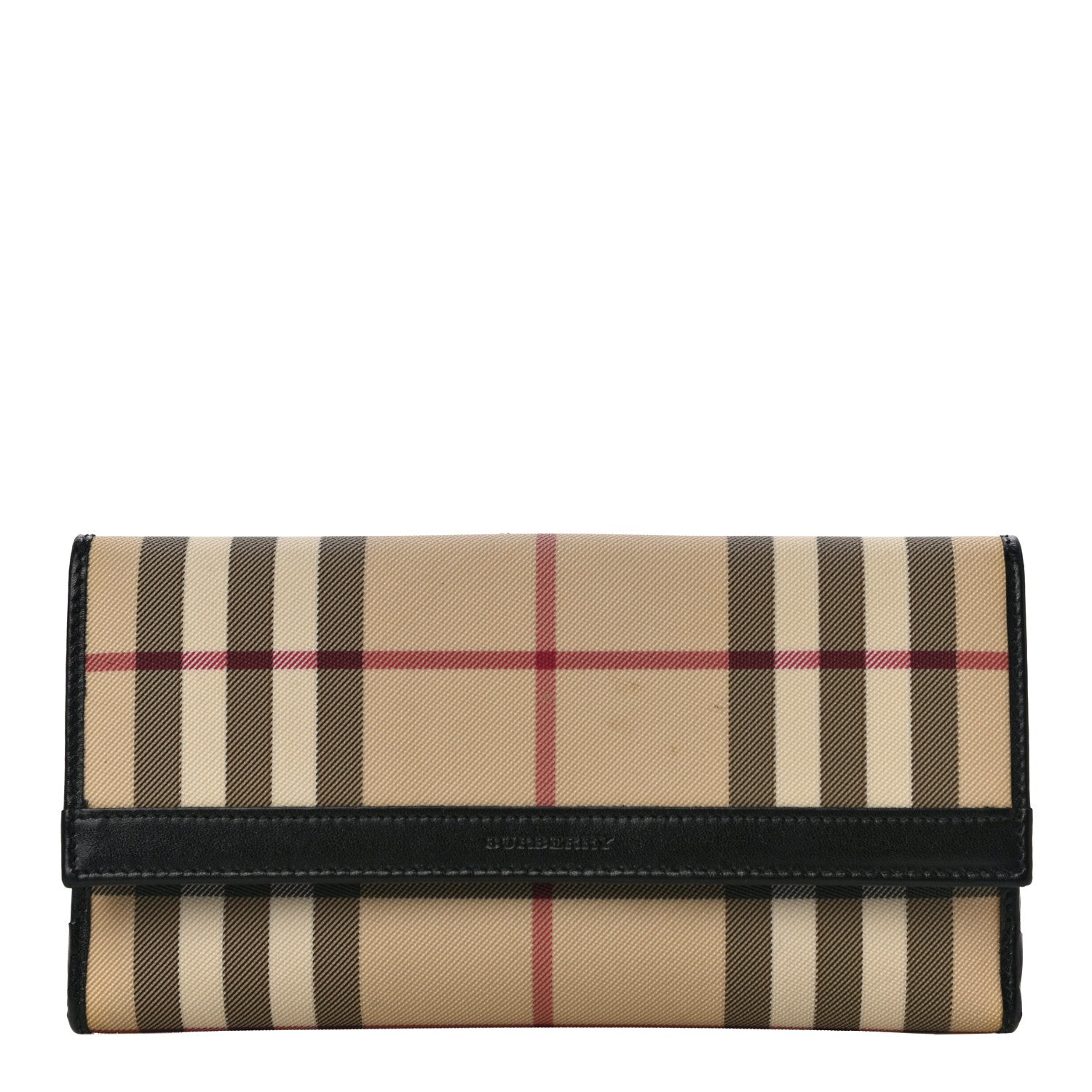 Burberry House Check Continental Wallet Black 1 of 11