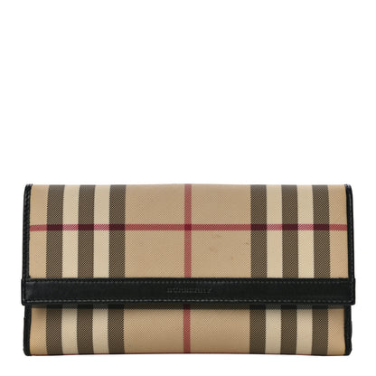 Burberry House Check Continental Wallet Black 1 of 11