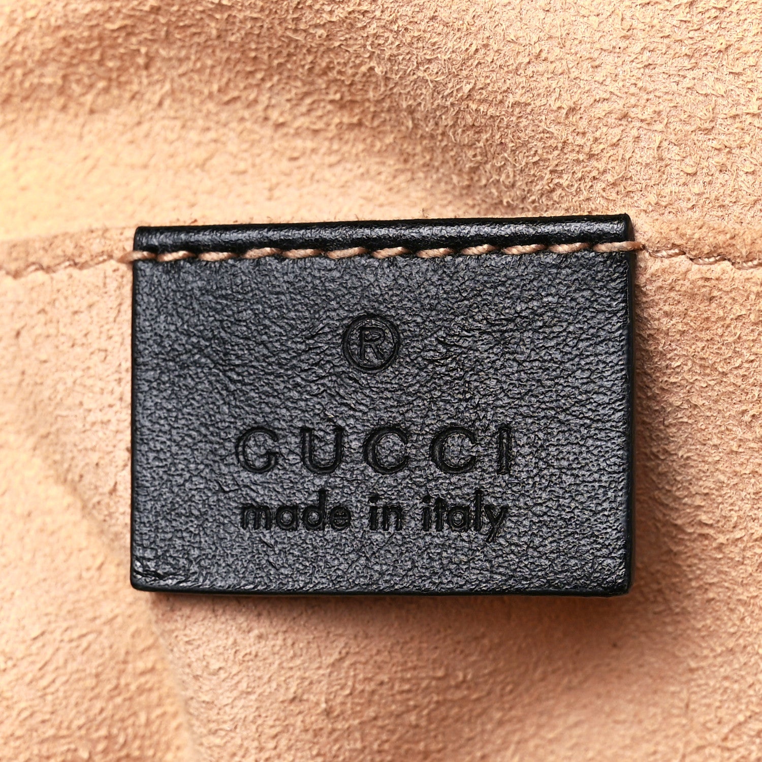 Gucci Calfskin Matelasse Small GG Marmont Chain Shoulder Bag Black 6 of 13