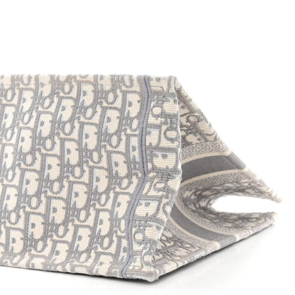 Christian Dior Oblique Medium Book Tote Grey 10 of 13