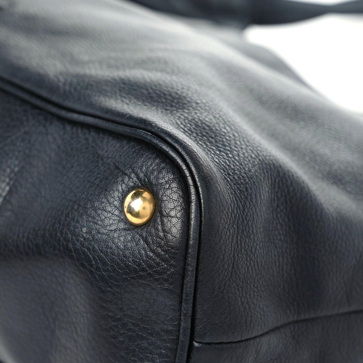 Calfskin Belle de Jour Cabas Tote Black