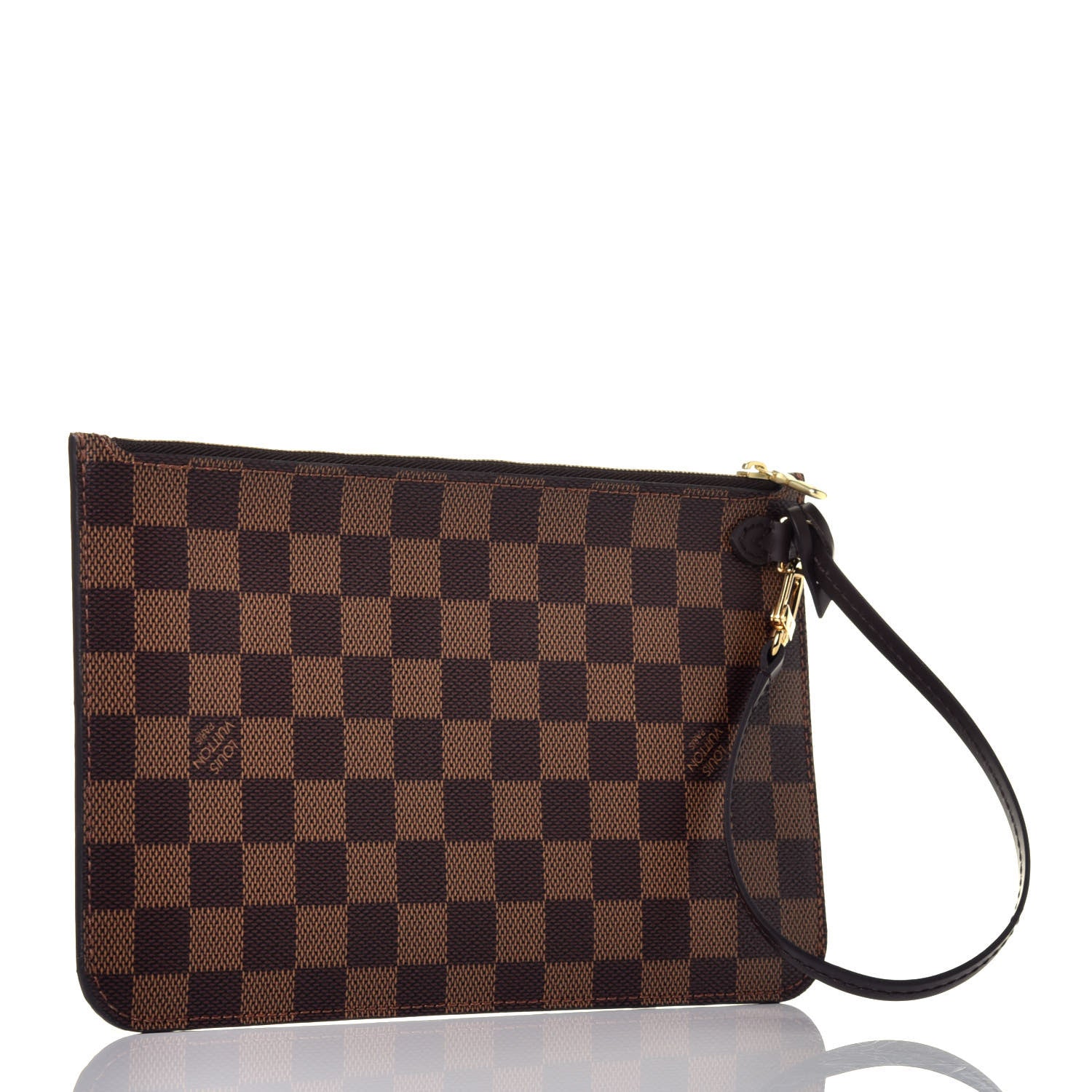 Louis Vuitton Damier Ebene Neverfull MM GM Pochette 3 of 8