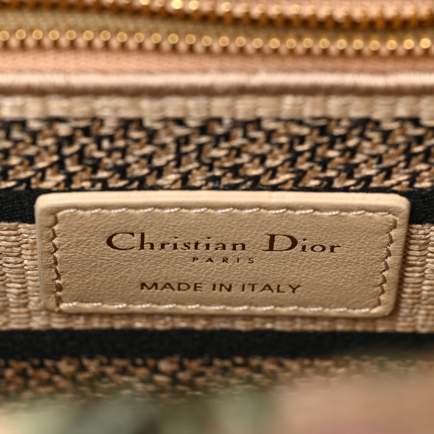 Christian Dior Canvas Embroidered Print Medium Lady D-Lite Multicolor 6 of 8