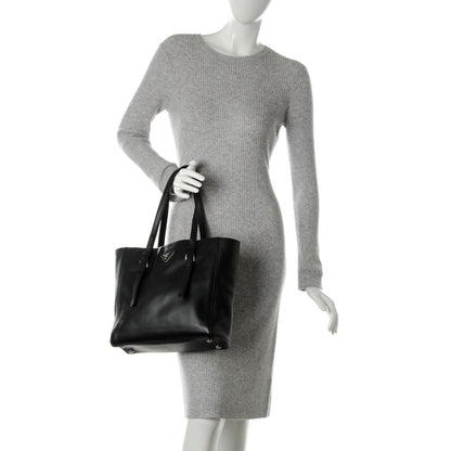 Prada City Calf Sport Tote Nero Black 2 of 9