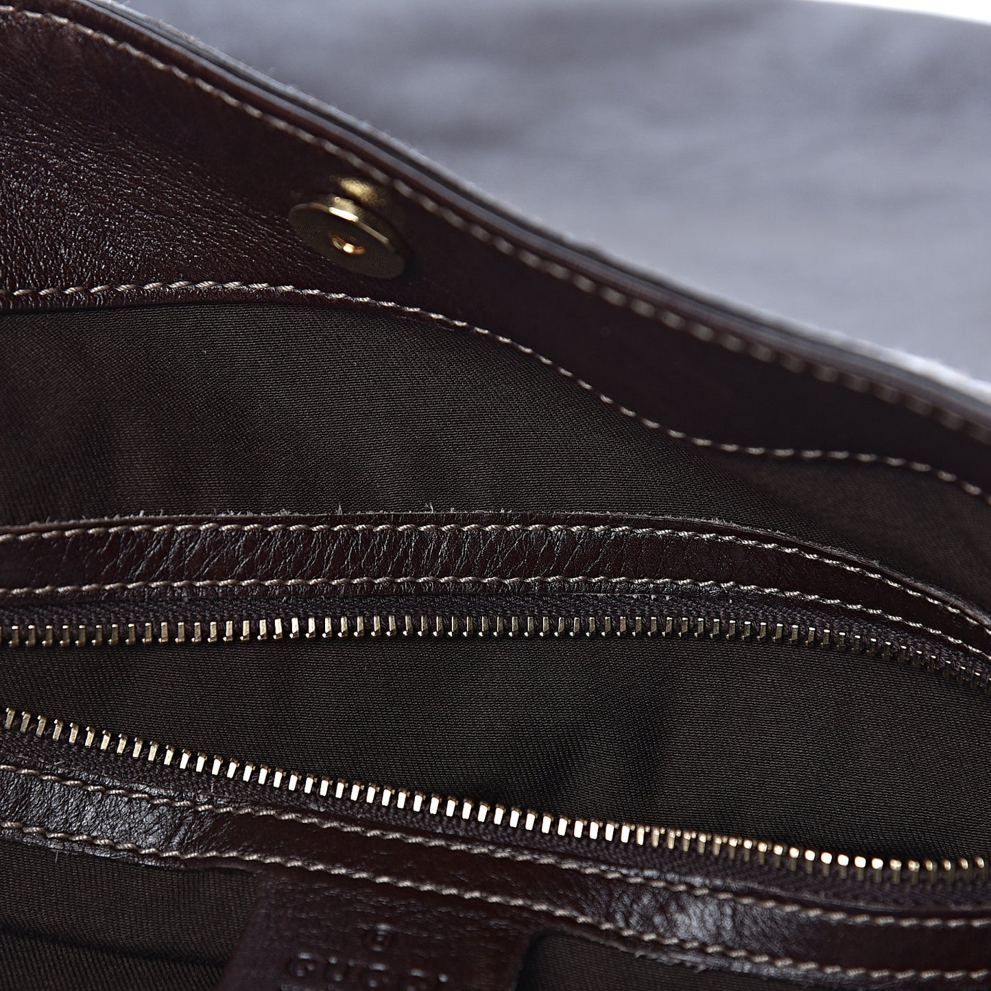 Calfskin Medium Britt Tote Dark Brown