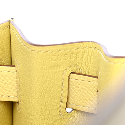 Hermes Epsom Kelly Sellier 28 Jaune Poussin 7 of 11