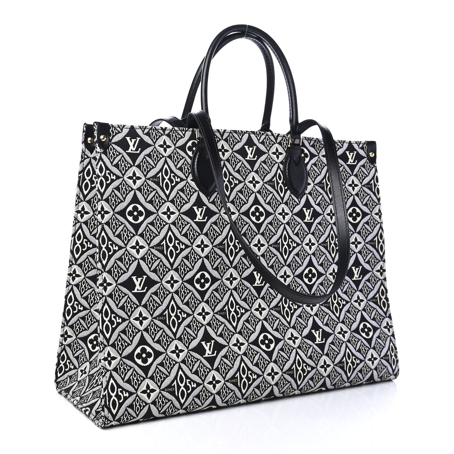 Louis Vuitton Jacquard Since 1854 Onthego GM Grey 2 of 9