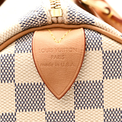 Louis Vuitton Damier Azur Speedy 30 6 of 10
