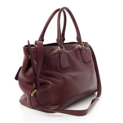 Prada Vitello Daino Tote Granato 3 of 13