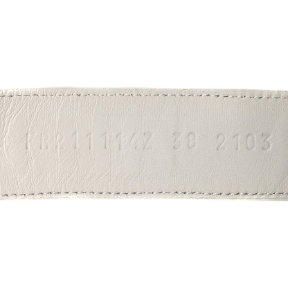 Hermes Calfskin Womens Chypre Sandals 38 White 6 of 8