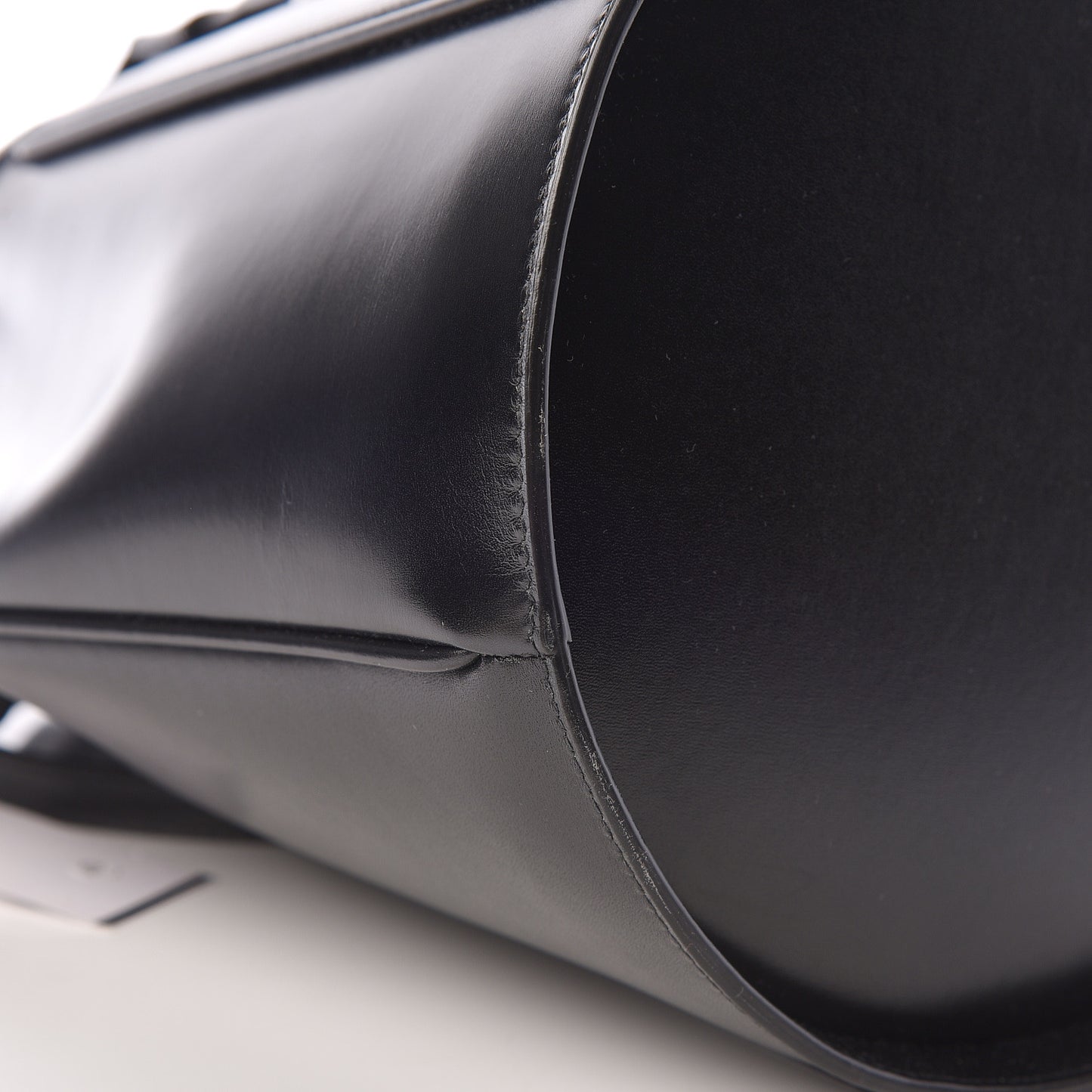 Smooth Calfskin Medium Talitha Bucket Bag Black