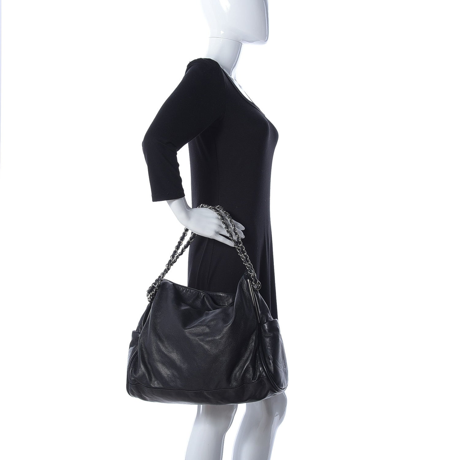 Chanel Lambskin Ultimate Soft Hobo Black 2 of 14