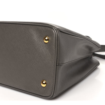 Prada Saffiano Lux Medium Tote Grafite 10 of 10