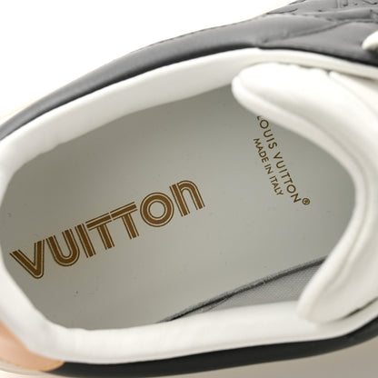 Louis Vuitton Calfskin Embossed LV Groovy Platform Sneakers 38 Black 6 of 7