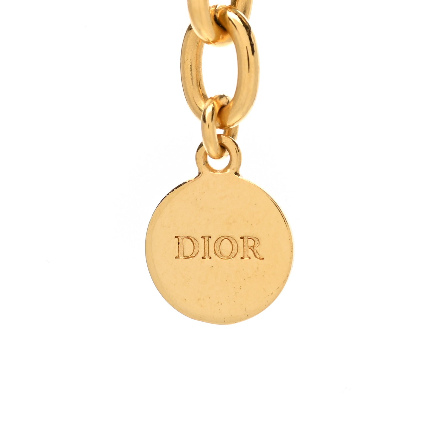 Metal Danseuse Etoile Chain Choker Necklace Gold