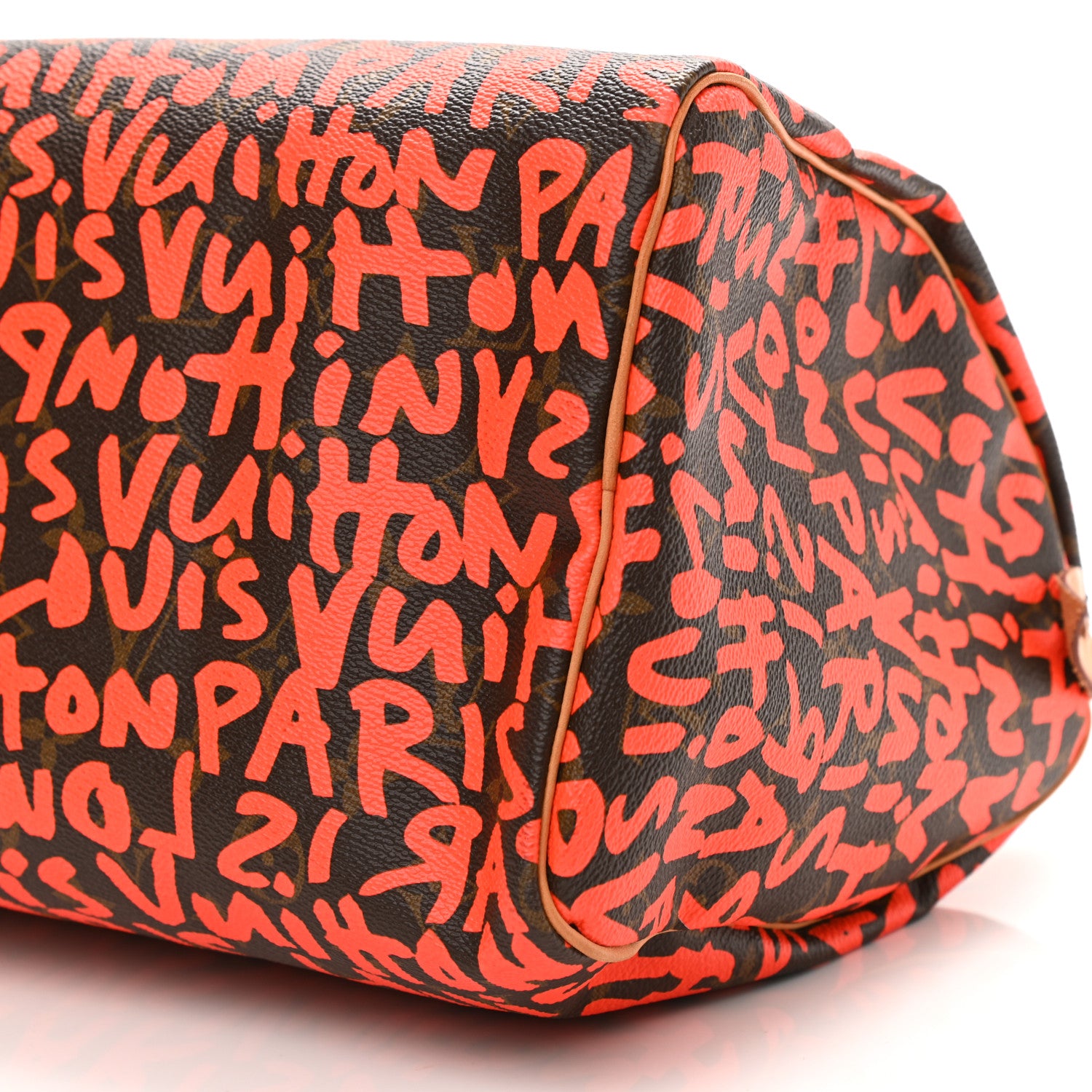 Louis Vuitton Monogram Graffiti Speedy 30 Orange 10 of 11