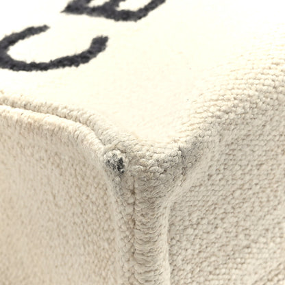 Celine Canvas Small Cabas Thais Ecru Black 7 of 10