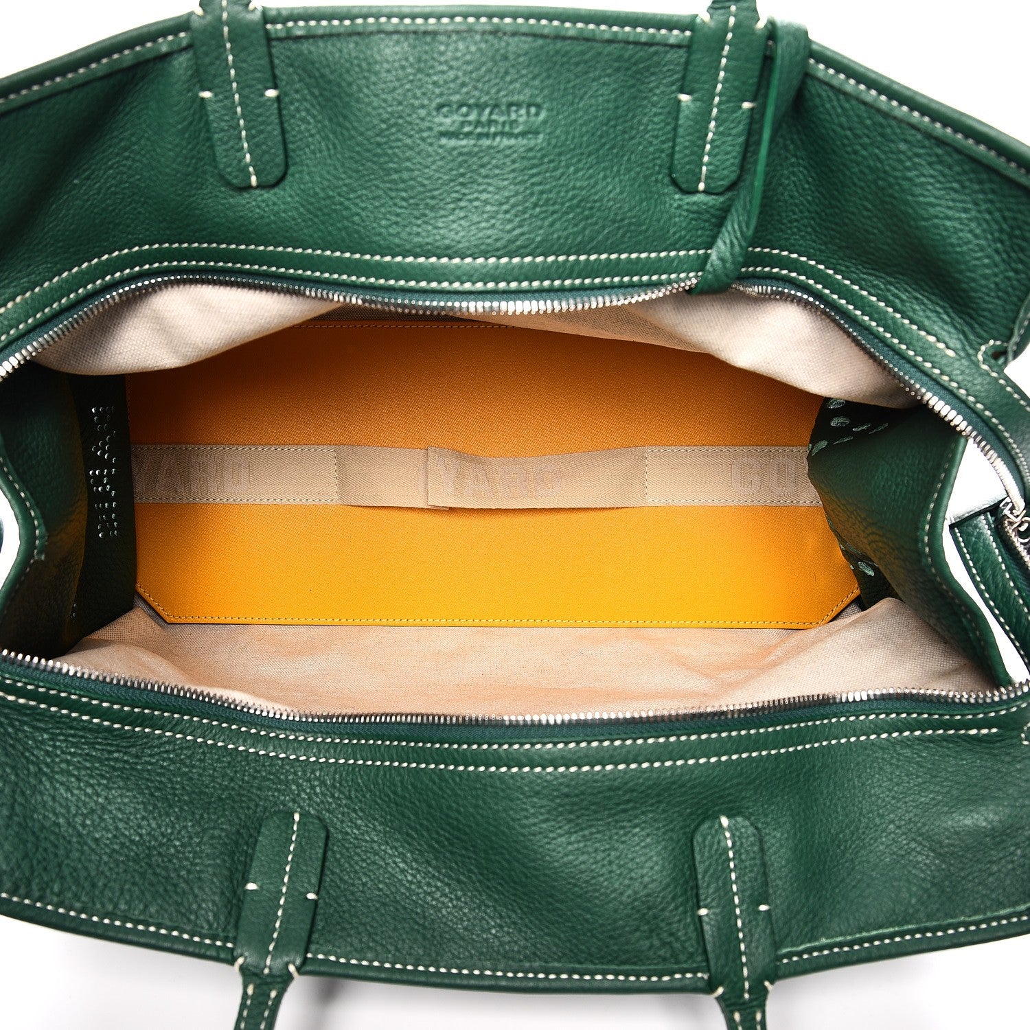 Goyard Goyardine Sac Hardy Pet Carrier PM Green 6 of 15