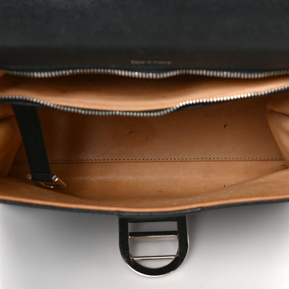 Delvaux Grained Calfskin MM Brillant Satchel Black 5 of 11