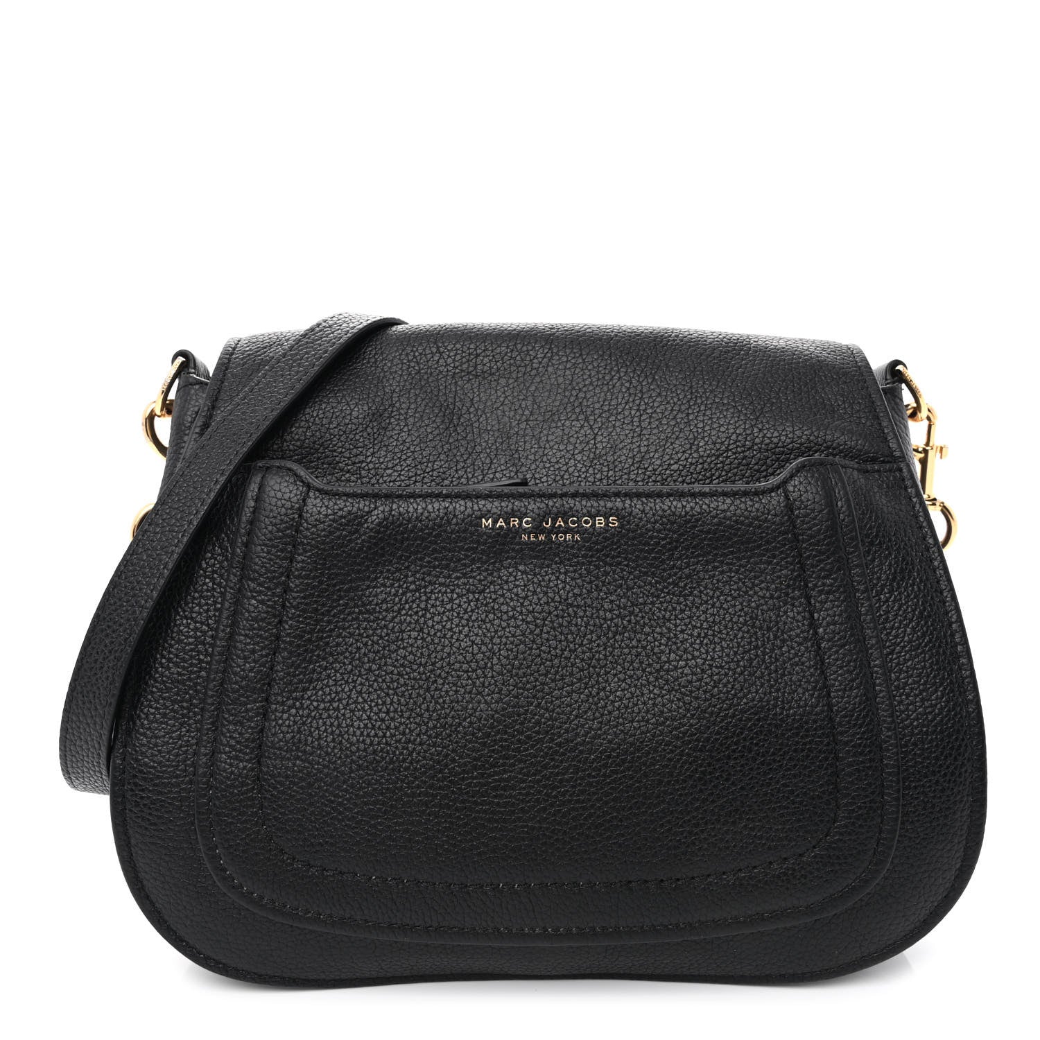 Marc Jacobs Calfskin Empire City Messenger Crossbody Black 1 of 13