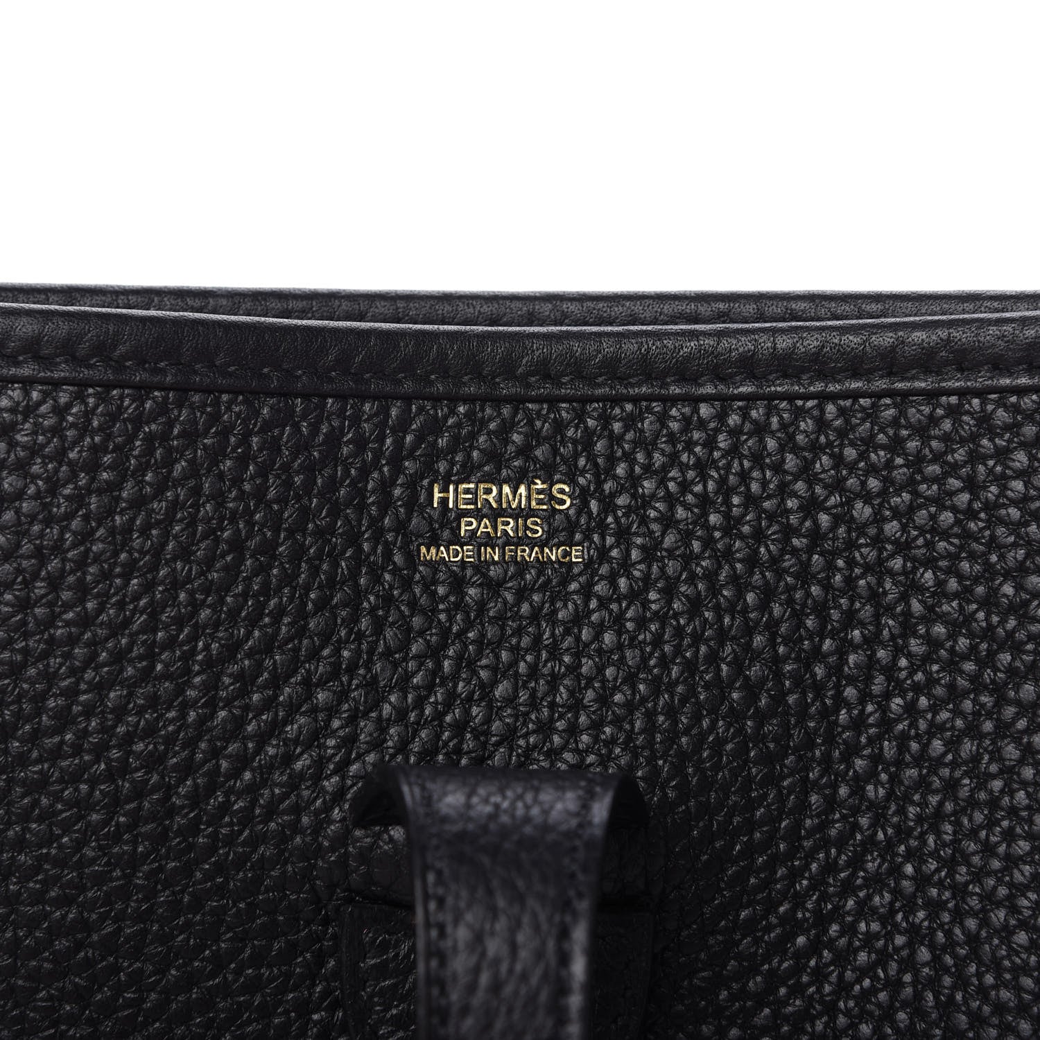 Hermes Taurillon Clemence Evelyne III PM Black 8 of 10