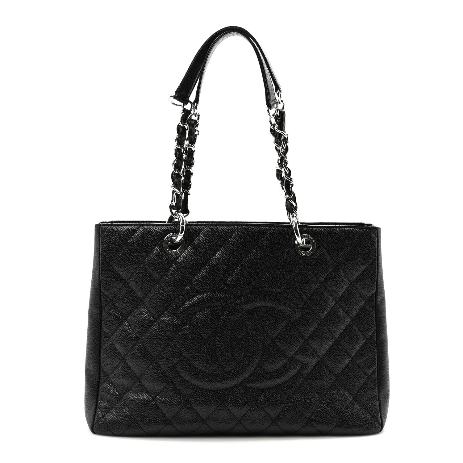 Chanel Caviar Quilted Grand Shopping Tote GST Black 1 of 10
