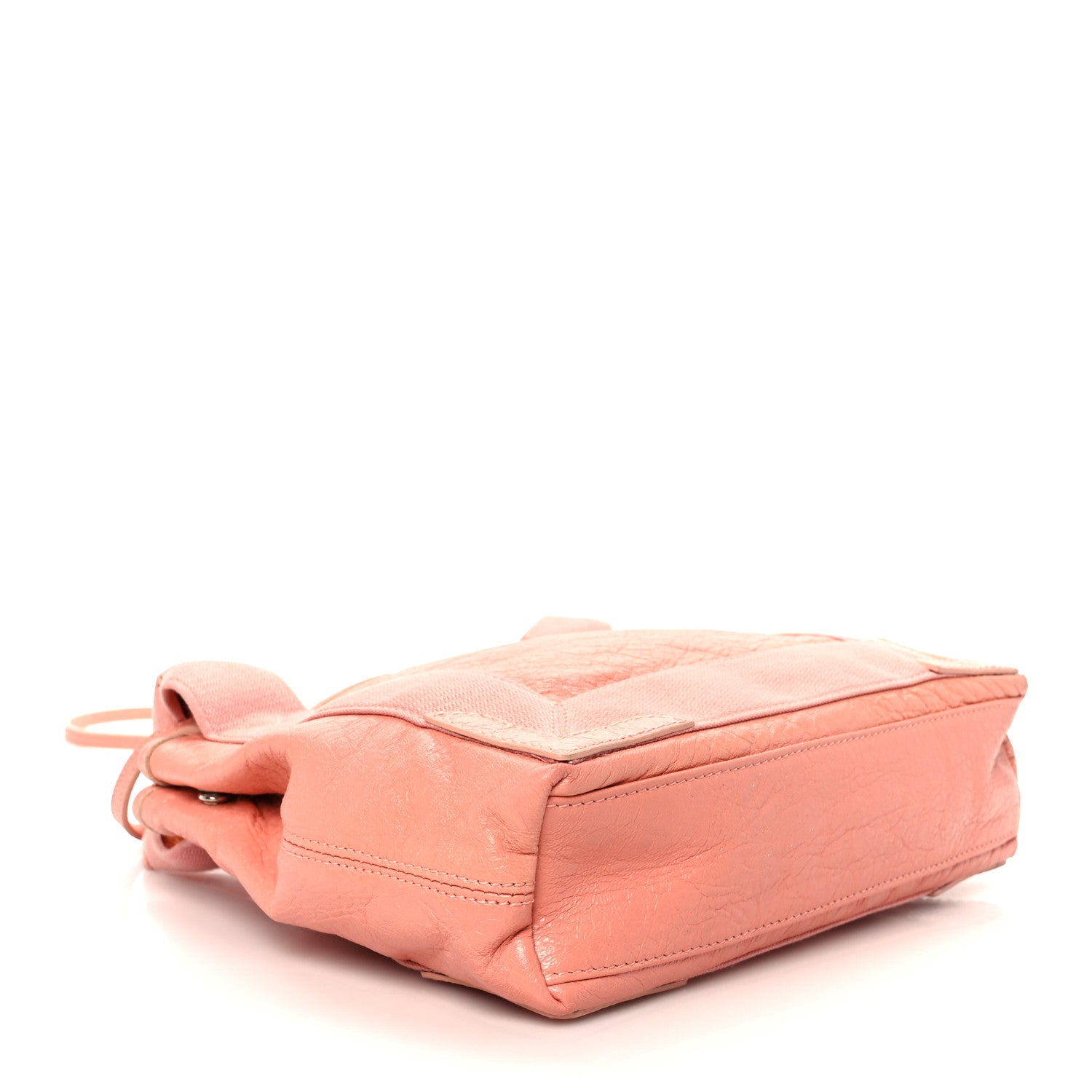 Balenciaga Agneau Stadio Ruban Viscose Navy Cabas XS Rose Ballerine 4 of 10
