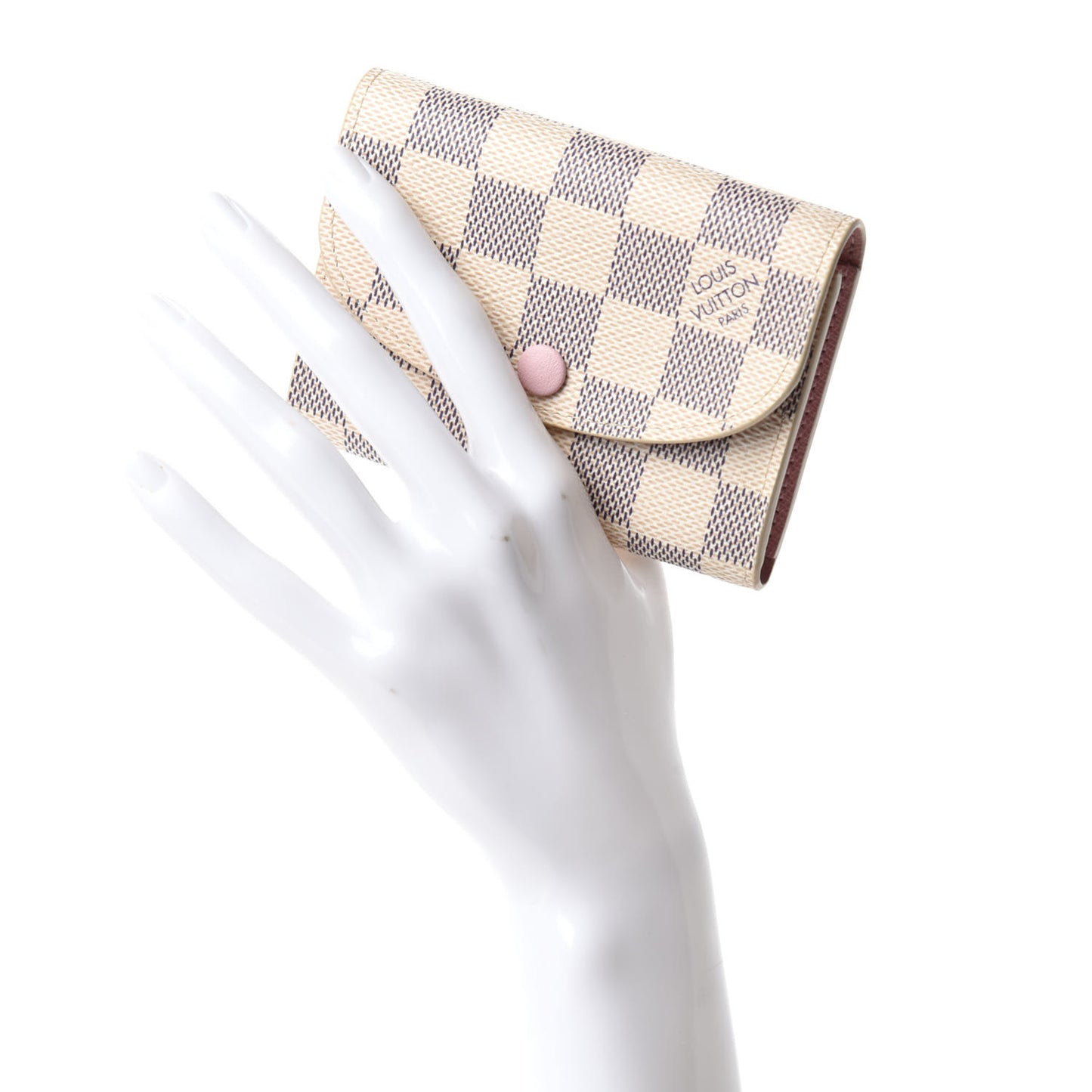 Damier Azur Rosalie Coin Purse Rose Ballerine