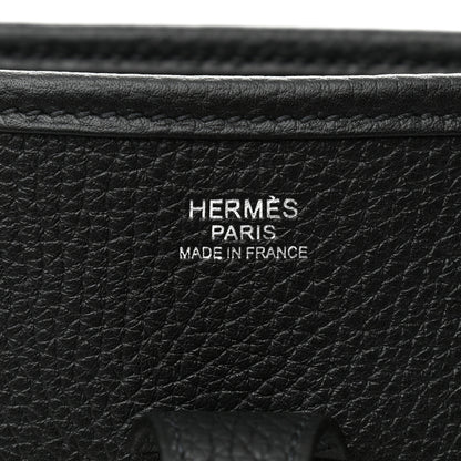 Hermes Taurillon Clemence Evelyne III PM Black 6 of 10