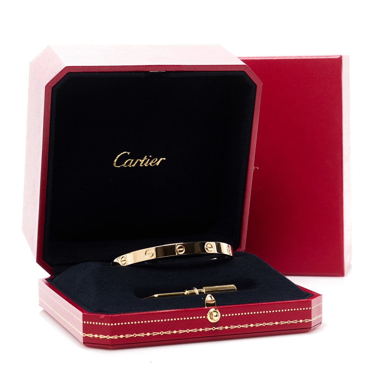 Cartier 18K Yellow Gold LOVE Bracelet 18 9 of 9