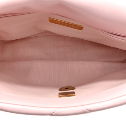 Chanel Lambskin Quilted Medium Chanel 19 Flap Light Pink 5 of 10