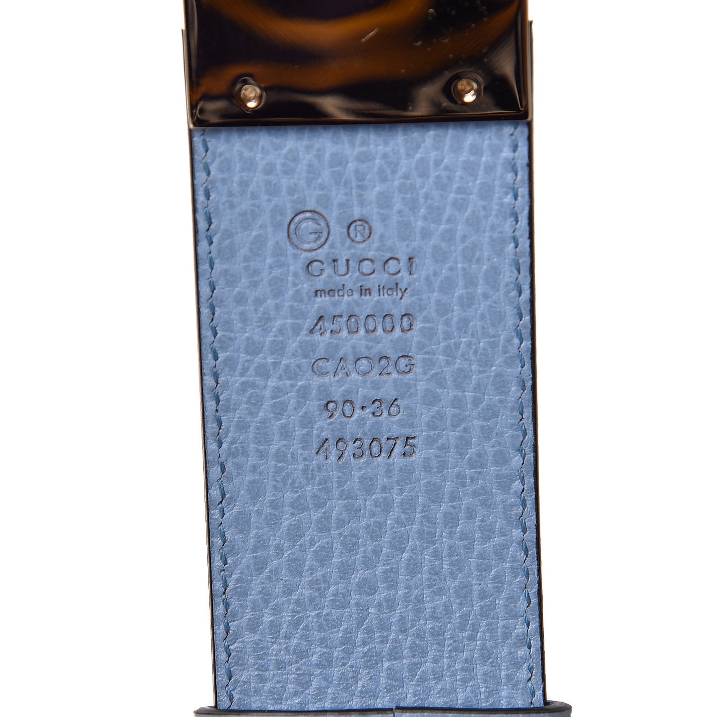 Dollar Calfskin 1973 Reversible Belt 90 36 Black Mineral Blue