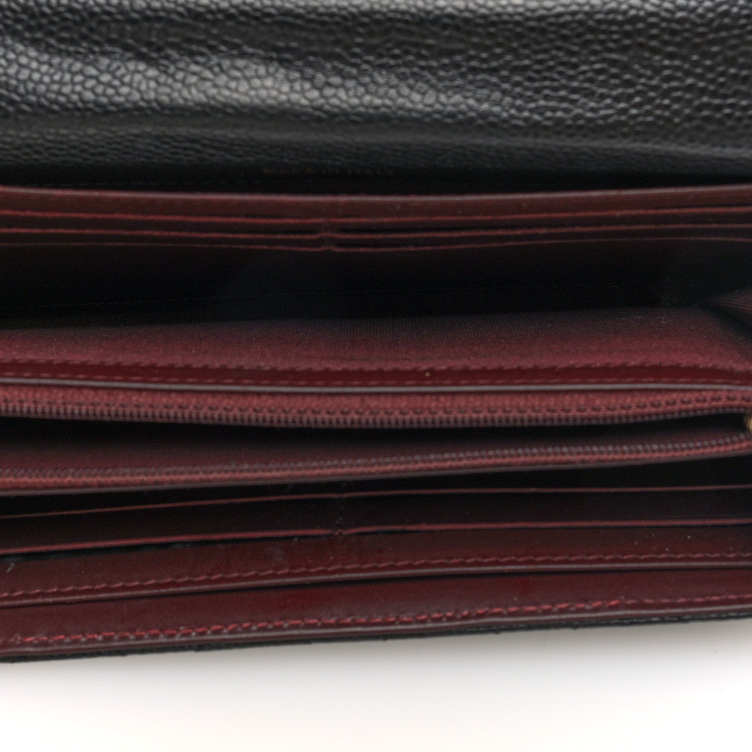 Chanel Caviar Quilted Large Gusset Flap Wallet Black 5 of 7