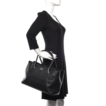 Chanel Calfskin Cerf Shopper Tote Black 2 of 10
