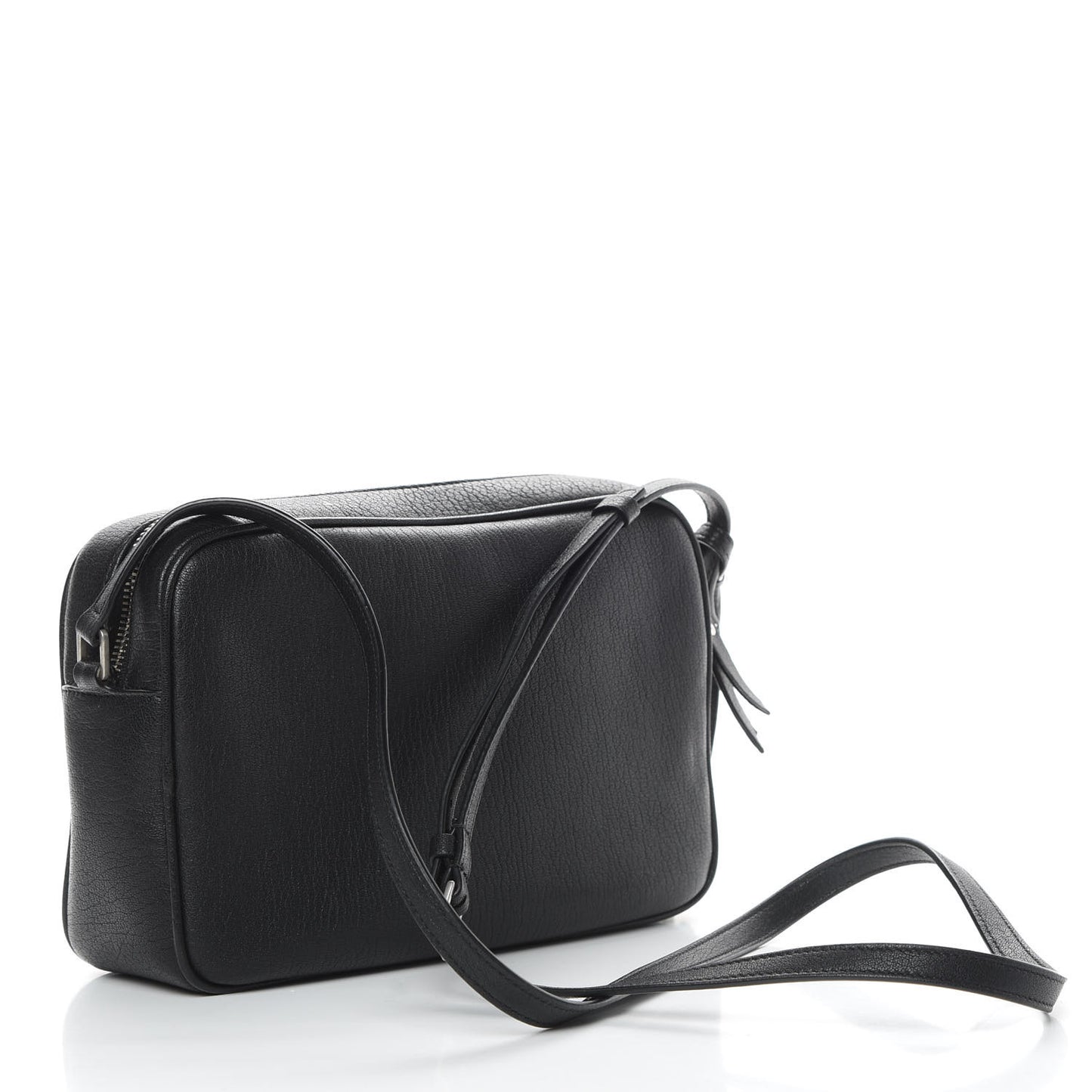 Lambskin Monogram Small Lou Camera Bag Black