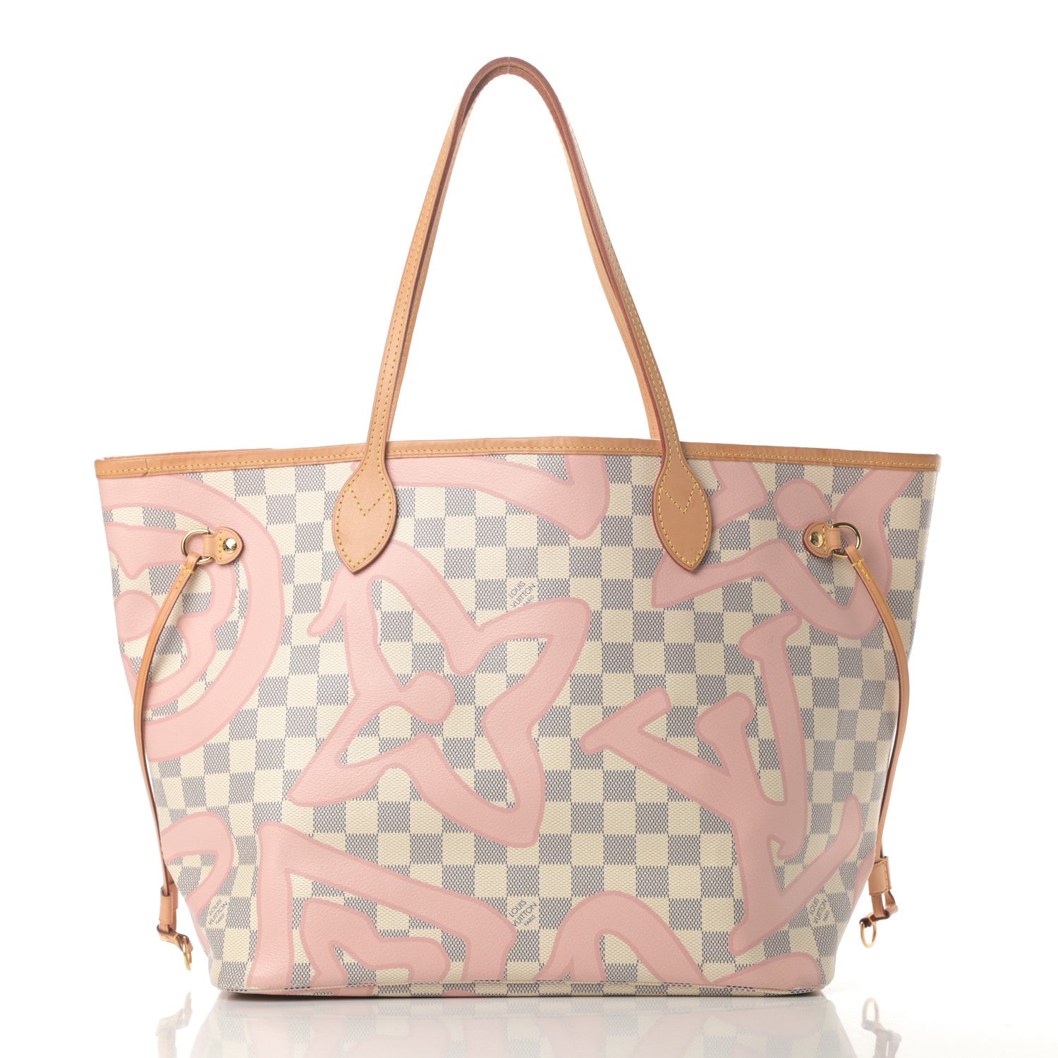 Louis Vuitton Damier Azur Tahitienne Neverfull MM 3 of 15